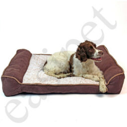 Actiaspet Deluxe Brown Orthopaedic Soft Dog Pet Warm Sofa Bed Pillow Cushion Chair Large - thumbnail 1