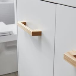 GoodHome Ladoga Matt White Vanity Unit & Basin Set - Includes Makonda Basin (W)800mm (H)810mm - thumbnail 8
