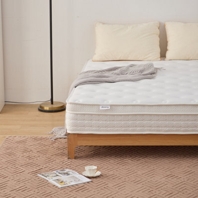 Sloomy 2Ft6 Plus Hybrid Memory Foam Pocket Spring Mattress, Zoned Coil Support, Wave Foam Layer - image 1