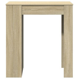 Berkfield Bar Table With Racks Sonoma Oak 95X47X103.5 Cm Engineered Wood - thumbnail 4