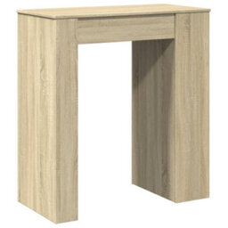 Berkfield Bar Table With Racks Sonoma Oak 95X47X103.5 Cm Engineered Wood - thumbnail 6