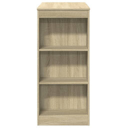 Berkfield Bar Table With Racks Sonoma Oak 95X47X103.5 Cm Engineered Wood - thumbnail 5
