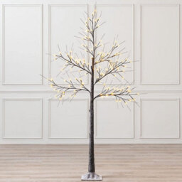 Trendi Christmas Snowy Twig Tree Warm White Led Light Up Artificial Twig Christmas Decoration Indoor Outdoor Battery Operated 2Ft/5Ft/6Ft - thumbnail 3