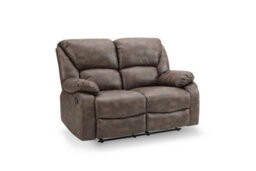 Home Detail Enoch 2 Seater Recliner Sofa, Dark Brown Faux Leather - thumbnail 7