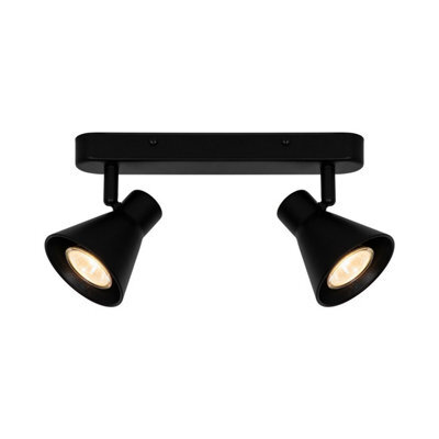 Nordlux Eik Metal Spot Light Adjustable Head Black,mains - image 1