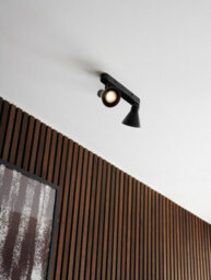 Nordlux Eik Metal Spot Light Adjustable Head Black,mains - thumbnail 2
