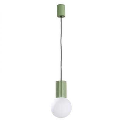Sollux Lighting Halo Aluminum/glass Sage 1 Lights Modern Pendant Lamps - image 1