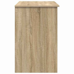 Berkfield Modern Desk With Storage Sonoma Oak 90X49.5X75 Cm Engineered Wood - thumbnail 7