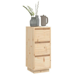 Berkfield Sideboard 32X34X75 Cm Solid Wood Pine - thumbnail 4