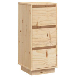Berkfield Sideboard 32X34X75 Cm Solid Wood Pine - thumbnail 2