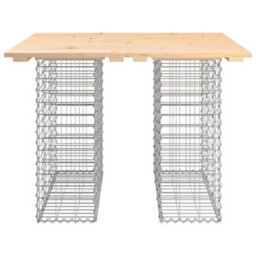 Berkfield Garden Bench Gabion Design 100X102X72 Cm Solid Wood Pine - thumbnail 5