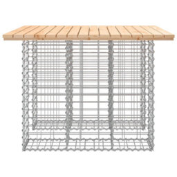 Berkfield Garden Bench Gabion Design 100X102X72 Cm Solid Wood Pine - thumbnail 4