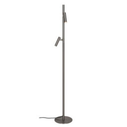 Nordlux Makoto Indoor Floor Lamp Silver Aluminium G9 Adjustable Head - Mains Powered, Ip20 - thumbnail 2