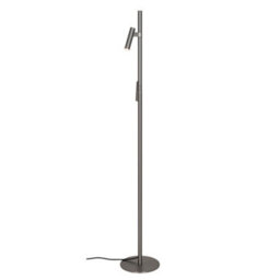 Nordlux Makoto Indoor Floor Lamp Silver Aluminium G9 Adjustable Head - Mains Powered, Ip20 - thumbnail 3