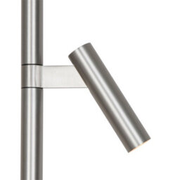 Nordlux Makoto Indoor Floor Lamp Silver Aluminium G9 Adjustable Head - Mains Powered, Ip20 - thumbnail 4