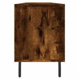 Berkfield Tv Cabinet Smoked Oak 150X30X44.5 Cm Engineered Wood - thumbnail 7