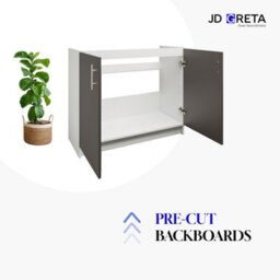 Jd Greta Kitchen Base Sink Unit 800mm Cabinet With Doors 80Cm - Cashmere Matt - thumbnail 9