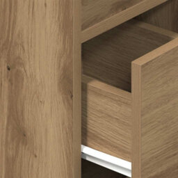 Walplus Bedside Cabinet With Drawer Artisan Oak 25X31X66 Cm - thumbnail 8