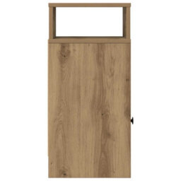 Walplus Bedside Cabinet With Drawer Artisan Oak 25X31X66 Cm - thumbnail 6