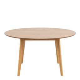 Wyld Haus Krakow 5-Piece Round Dining Set Natural Oak Effect Table And 4 Chairs - thumbnail 4