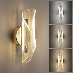 2X Creativ Led Wall Light Indoor 3 Colour Wall Lamp Modern Scones Living Room - thumbnail 1
