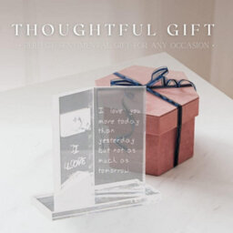 Marco Paul Glass Book Plaque - I Love You - thumbnail 7