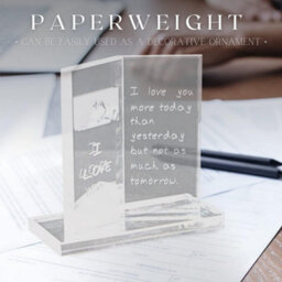 Marco Paul Glass Book Plaque - I Love You - thumbnail 4