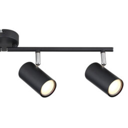 Luminosa Lighting Luminosa Allvi Ceiling Spotlight Bar Matt Black 4X Gu10 - thumbnail 5