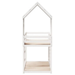 Walplus Bunk Bed Without Mattress White 80X200 Cm Solid Wood Pine - thumbnail 5