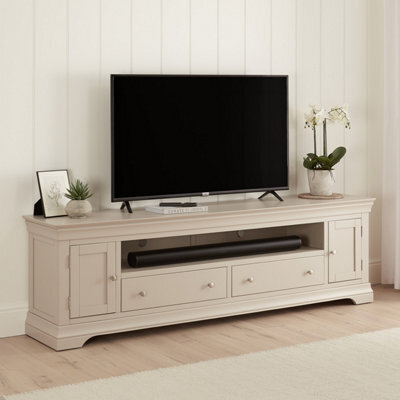 The Furniture Market Wilmslow Grey Xxl Widescreen Tv Unit - image 1