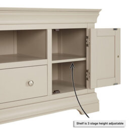 The Furniture Market Wilmslow Grey Xxl Widescreen Tv Unit - thumbnail 5