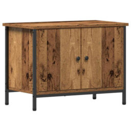 Berkfield Old Wood Tv Stand Old Wood Wood 60 X 35 X 45 Cm Durable - thumbnail 2
