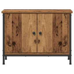 Berkfield Old Wood Tv Stand Old Wood Wood 60 X 35 X 45 Cm Durable - thumbnail 6