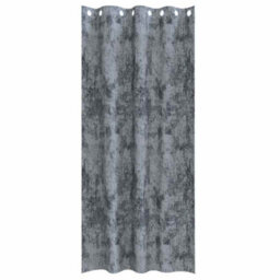 Walplus Curtain With Curtains 2 Pcs Silver Grey 245 X 140 Cm Velvet - thumbnail 3