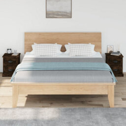 Berkfield Bedside Cabinets 2 Pcs Smoked Oak 39X39X47.5 Cm Engineered Wood - thumbnail 3