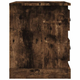 Berkfield Bedside Cabinets 2 Pcs Smoked Oak 39X39X47.5 Cm Engineered Wood - thumbnail 9