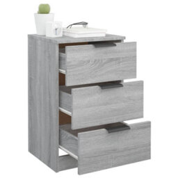 Berkfield Bedside Cabinets 2 Pcs Grey Sonoma 40X36X65 Cm - thumbnail 5