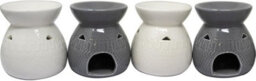 Set Of 4 Oil Burners Fragrance Decoration 12Cm Wax Melts Tea Light Ceramic Tiki - thumbnail 6