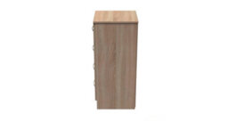 Hampshire 4 Drawer Bedside Cabinet In Bardolino Oak (Ready Assembled) - thumbnail 2
