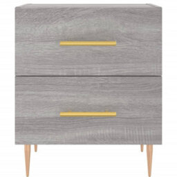 Berkfield Modern Bedside Cabinets 2 Pcs Grey Sonoma 40X35X47.5 Cm Engineered Wood - thumbnail 6