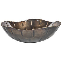 Beliani Set Of 3 Bowls Pinang Metal Brass - thumbnail 7