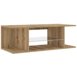Berkfield Tv Cabinet With Led Lights Artisan Oak 90X39X30 Cm Engineered Wood - thumbnail 9
