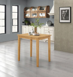 Hallowood Furniture Ledbury Small Dining Table In Light Oak Finish - thumbnail 1