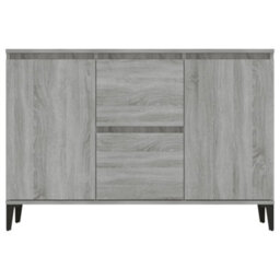 Berkfield Sideboard Grey Sonoma 104X35X70 Cm Engineered Wood - thumbnail 3