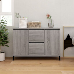 Berkfield Sideboard Grey Sonoma 104X35X70 Cm Engineered Wood - thumbnail 1