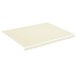 Walplus Replacement Fabric For Awning Garden Sun Shade Canopy Gazebo For Back Door, Porch, Patio Cream 4.5X3.5 M - thumbnail 2