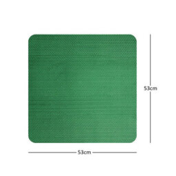Nicoman Reversible Dual-Colour Blue/green Pvc Anti Slip Shower Mat Bath Mat - Square 53X53Cm - thumbnail 4