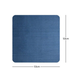 Nicoman Reversible Dual-Colour Blue/green Pvc Anti Slip Shower Mat Bath Mat - Square 53X53Cm - thumbnail 3