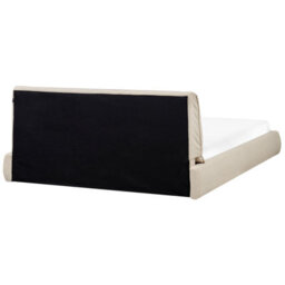 Beliani Bed Boucle Vinay 180 X 200 Cm (Eu Super King) Light Beige - thumbnail 7