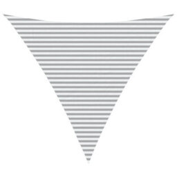 Walplus Sun Shade Sail Light Grey And White 6 X 6 X 6 M - thumbnail 2